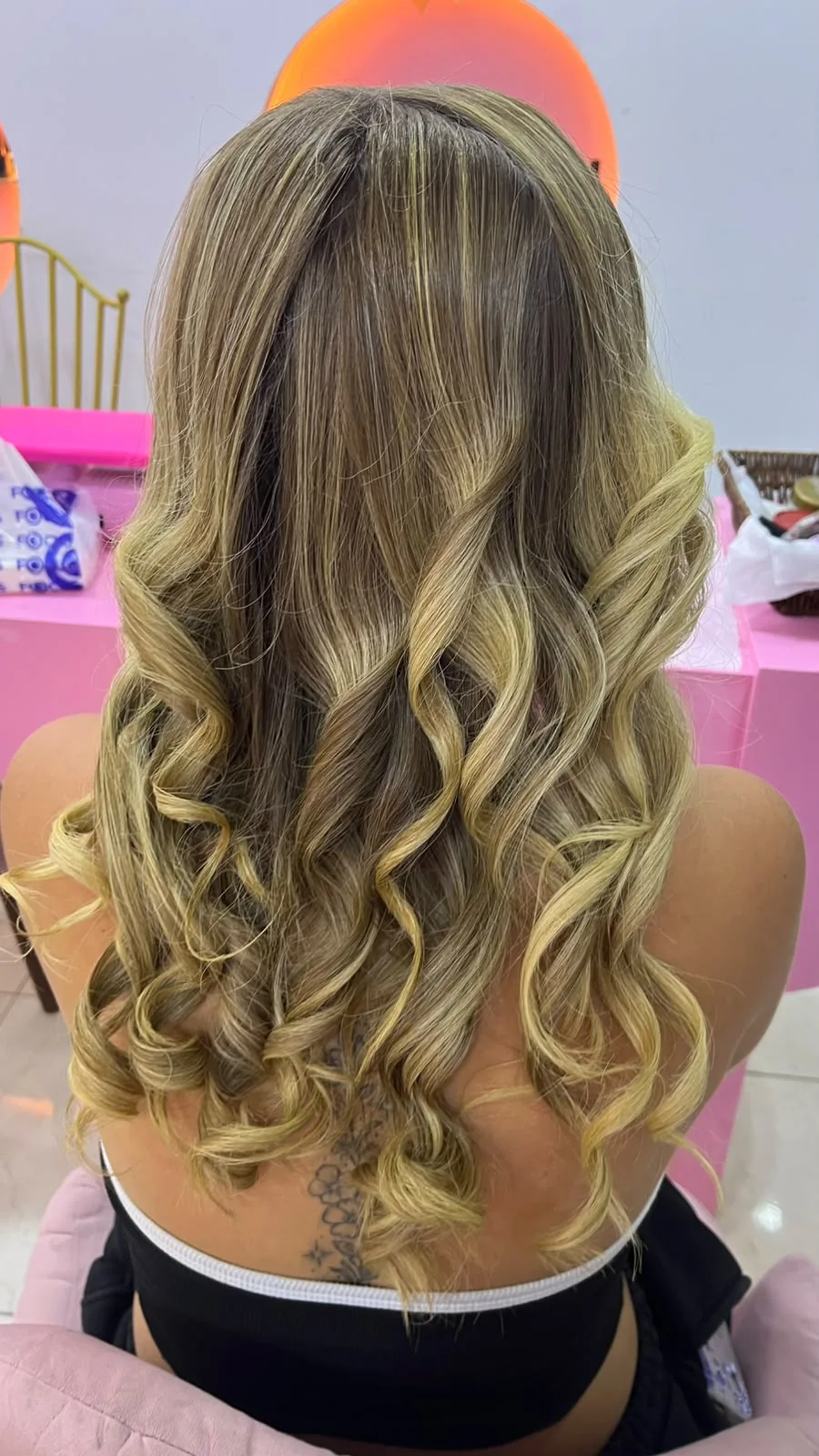 Blow-dry, waves & styling — Service artwork or salon portfolio reference