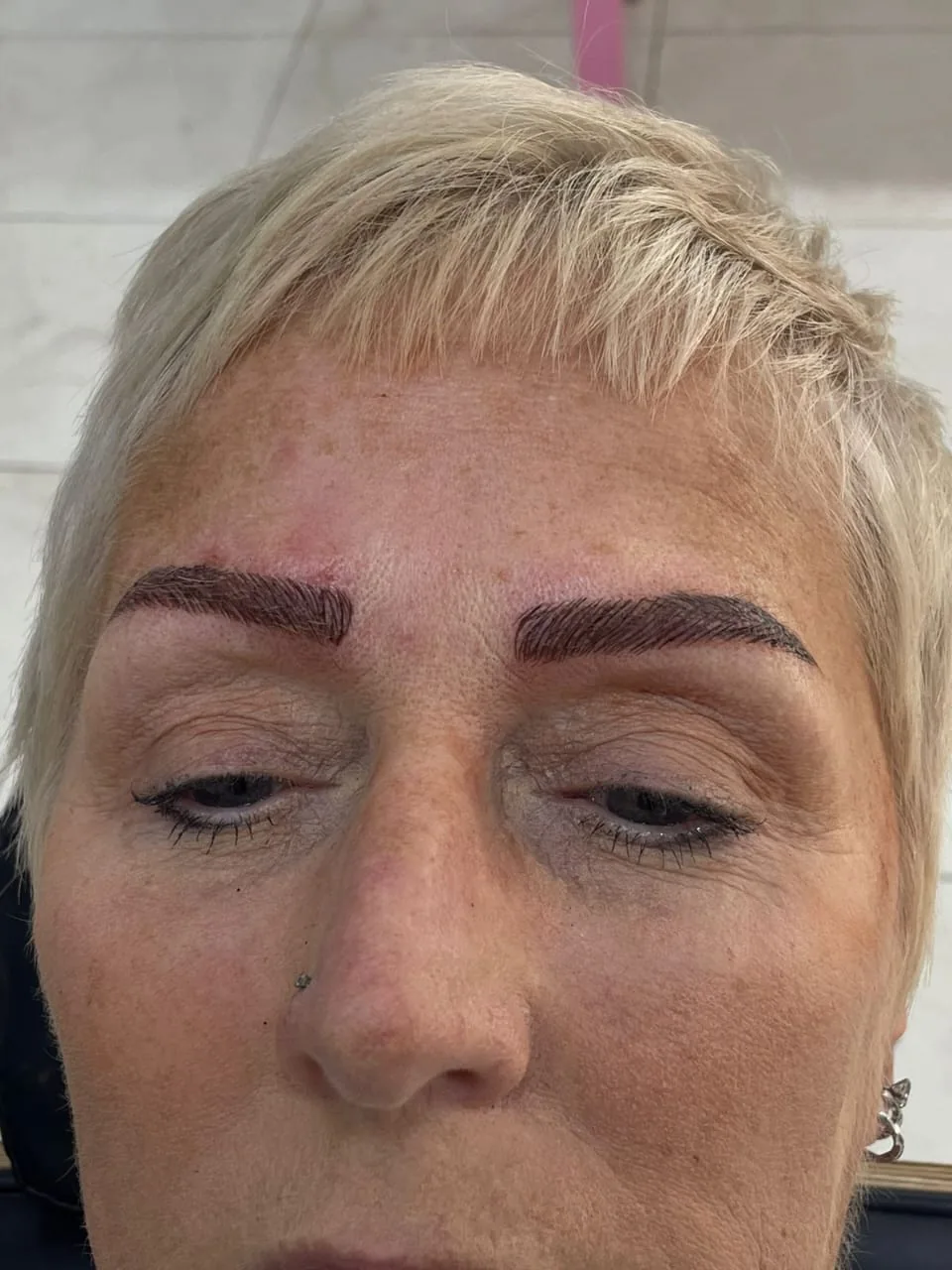 Defined brow result